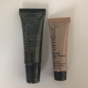 ULTA beauty Mattifying Face Primer and Matte Eye Primer